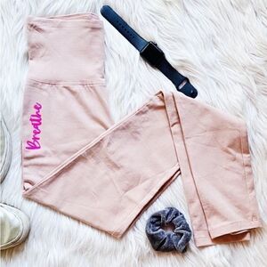 Breathe High Rise Leggings Light Pink Size XS